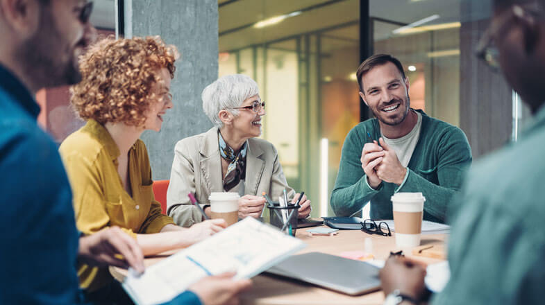 Business team in a meeting